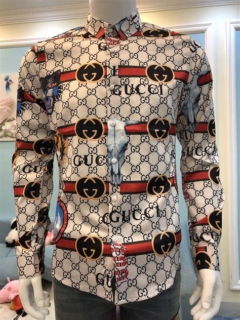 gucci brand shirts|gucci shirt for man.